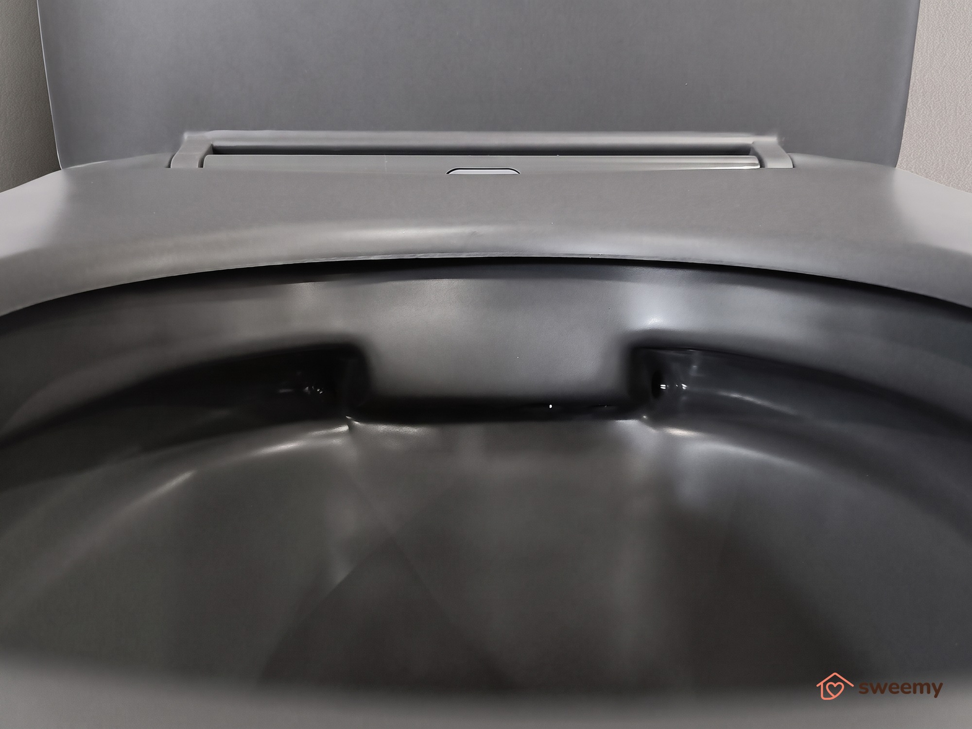 Coppia sanitari sospesi SWY-New Bent, rimless senza brida, dimensioni ridotte, coprivaso soft close - immagine 4