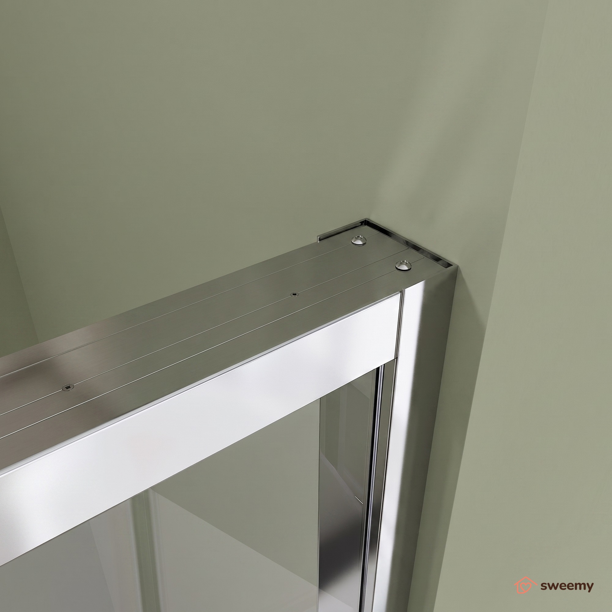 Box doccia angolare SWY-Las Vegas 2.0, parete fissa + porta scorrevole soft close, vetro temperato 8 mm, H 200 cm - immagine 10
