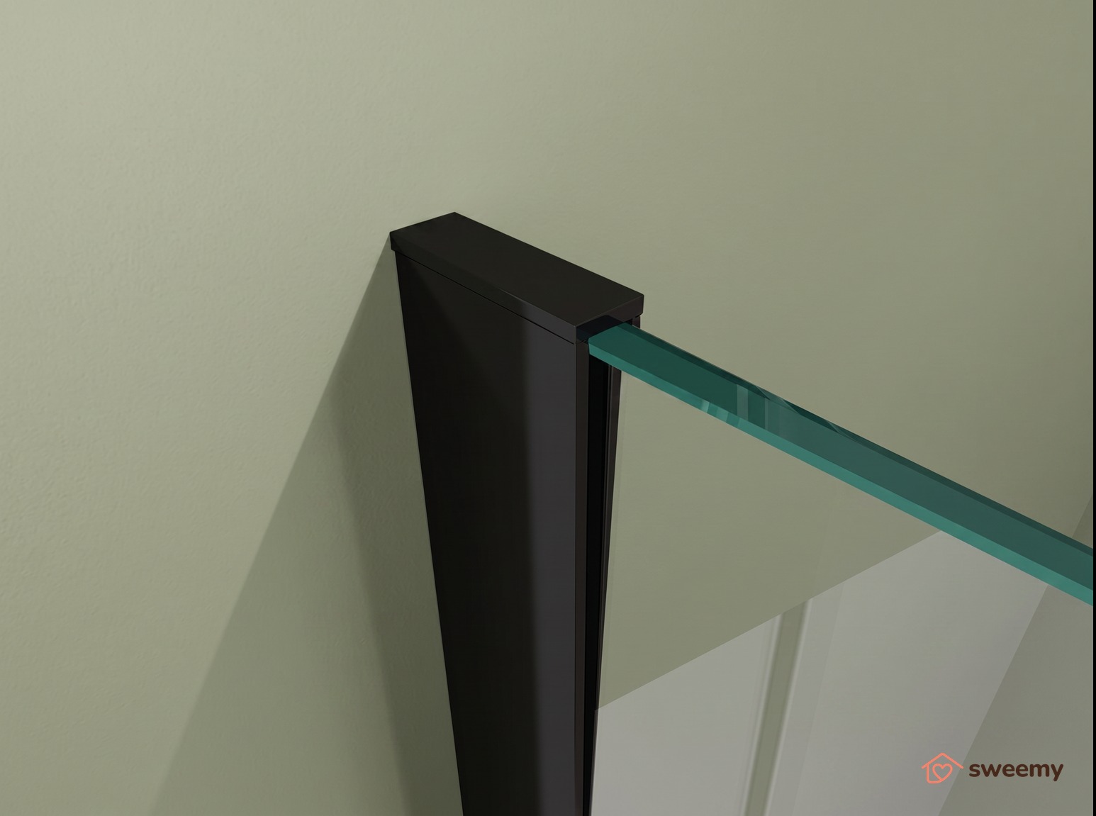 Box doccia angolare SWY-Las Vegas 2.0, parete fissa + porta scorrevole soft close, vetro temperato 8 mm, H 200 cm - immagine 5