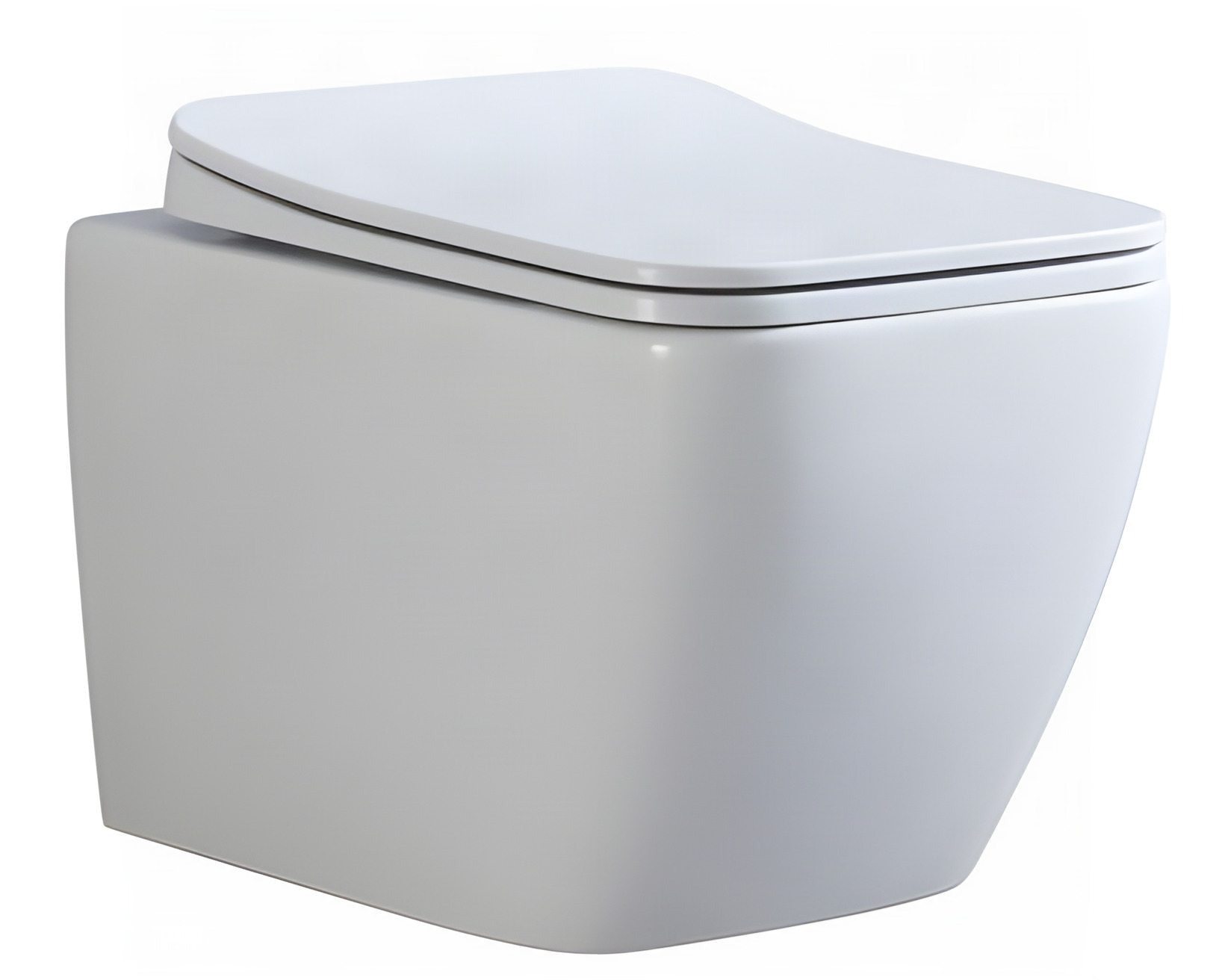 WC sospeso SWY-New Edge, rimless senza brida, dimensioni ridotte, coprivaso soft close - immagine 3