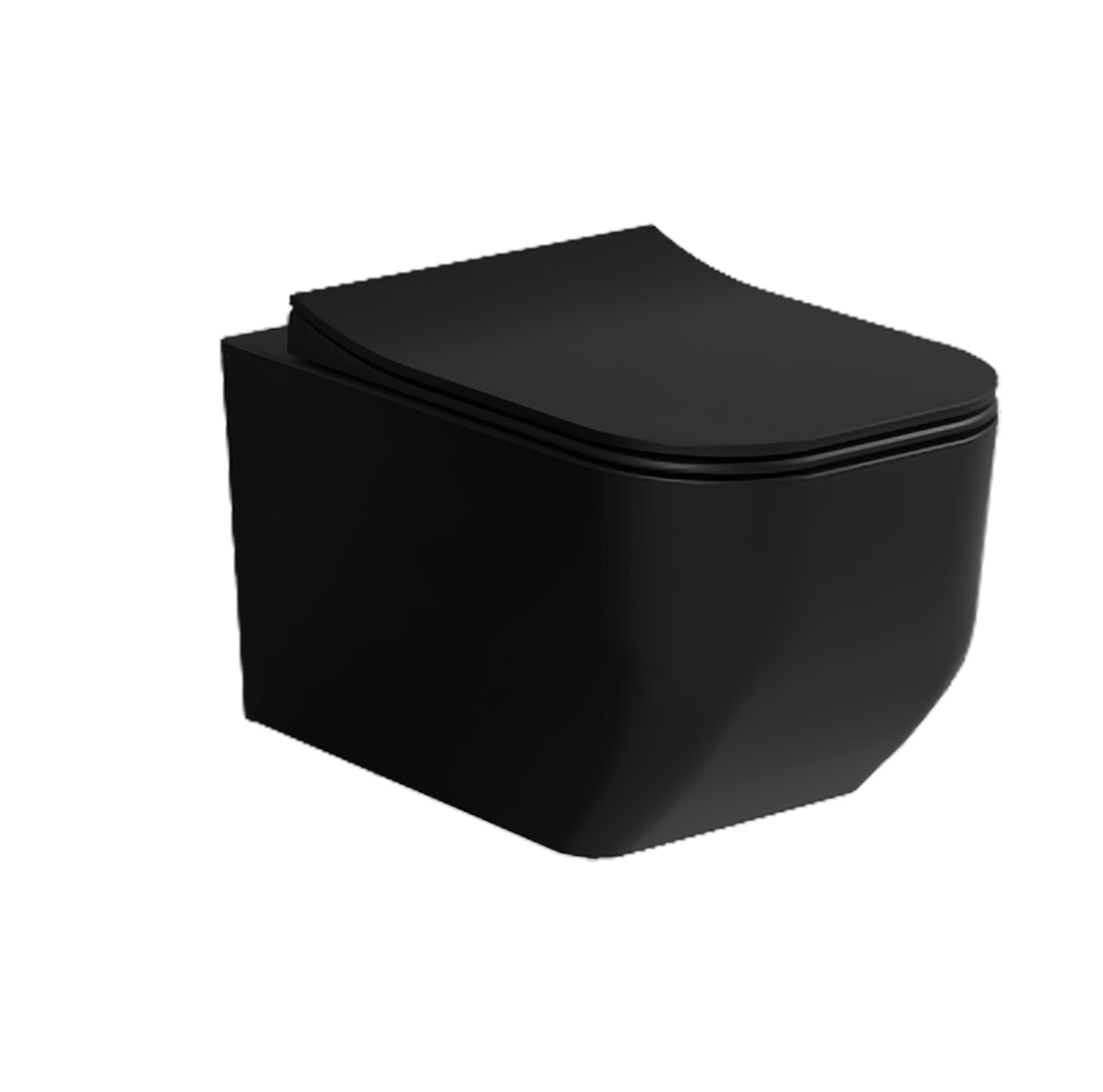 WC sospeso SWY-New Edge, rimless senza brida, dimensioni ridotte, coprivaso soft close - immagine 6