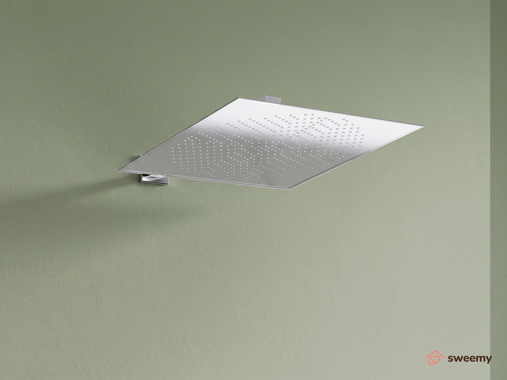 Kit doccia SWY-Inox Slim, 2 vie, braccio da parete, presa acqua, flessibile e doccetta inclusi, acciaio inox - immagine 2