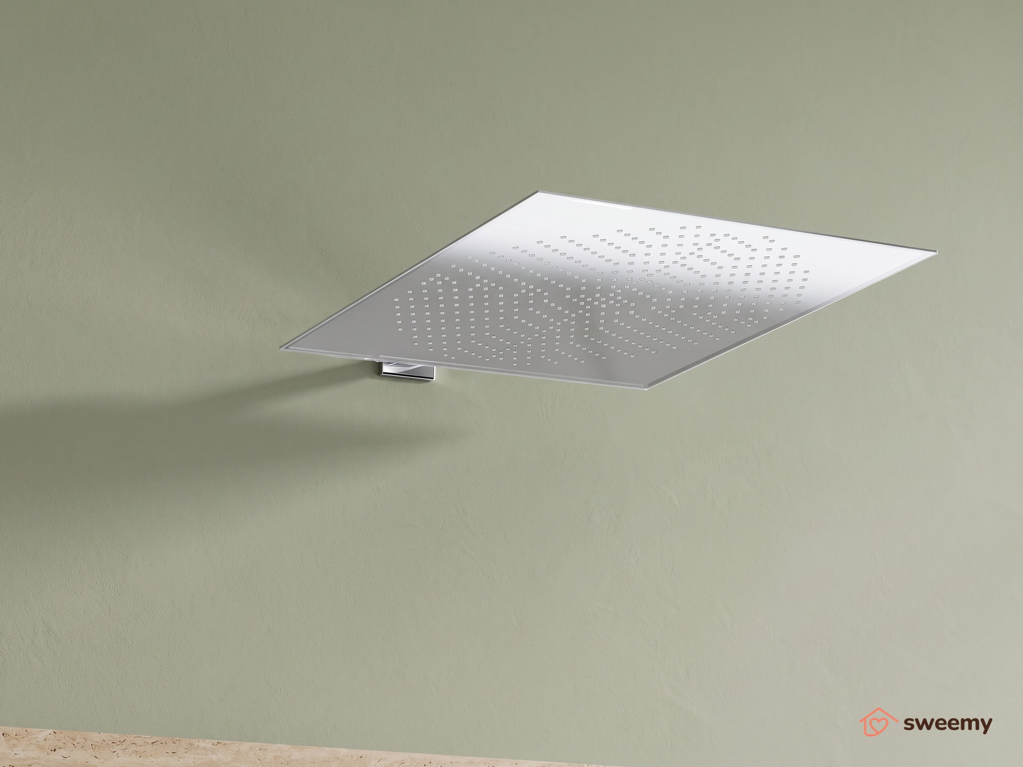 Kit doccia SWY-Inox Slim, 2 vie, braccio da parete, presa acqua, flessibile e doccetta inclusi, acciaio inox - immagine 8